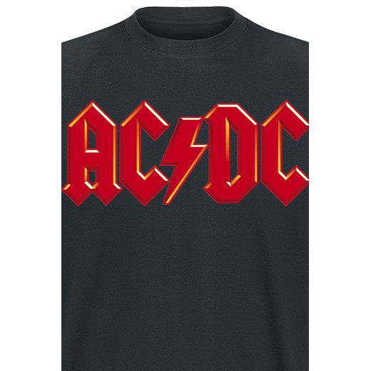 AC/DC - Red Logo - T-Shirt - czarny S, M, L, XL, XXL, 3XL, 4XL promocja EMP