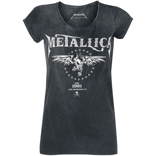 Metallica - Biker - T-Shirt - czarny szary M, L, XL, XXL, 3XL, 4XL okazja EMP