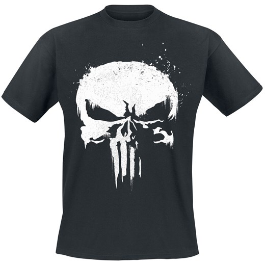 The Punisher - Skull - Logo - T-Shirt - czarny S, M, L, XL, XXL EMP
