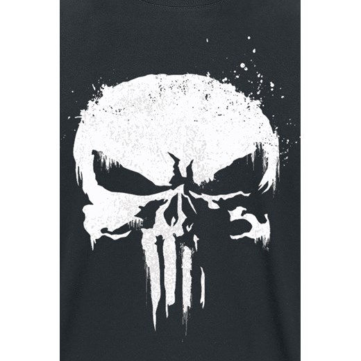 The Punisher - Skull - Logo - T-Shirt - czarny S, M, L, XL, XXL EMP