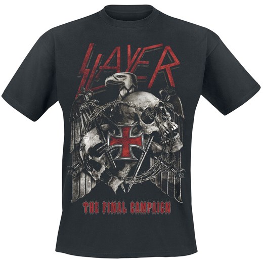 Slayer - Final Campaign Eagle - T-Shirt - czarny S, M, XL EMP