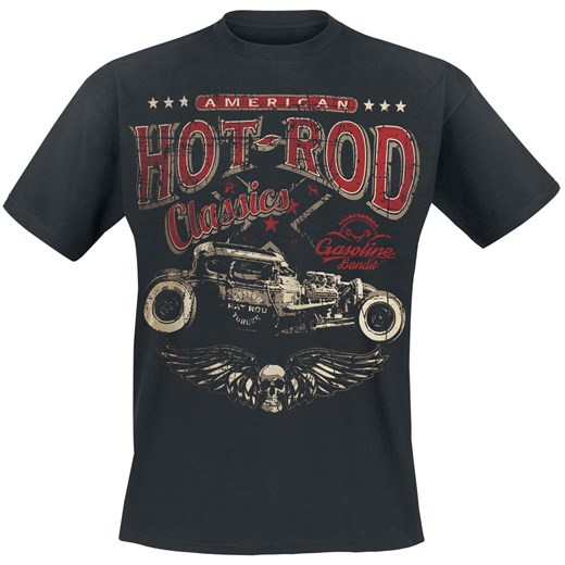 Gasoline Bandit - Hot Rod Classics - T-Shirt - czarny S, M, L, XL, XXL promocyjna cena EMP