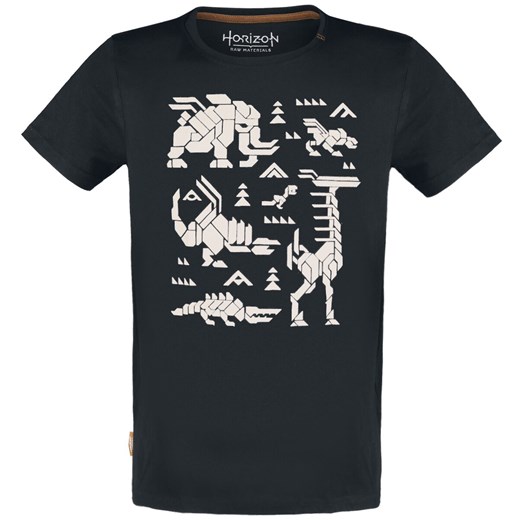 Horizon - Forbidden West - Icons - T-Shirt - czarny S, M, L, XL, XXL EMP