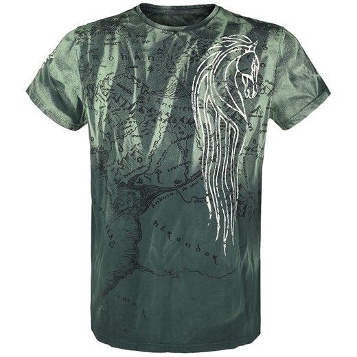 Władca Pierścieni - Rohan - T-Shirt - zielony S, M, L, XL, XXL EMP