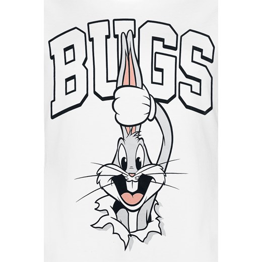Looney Tunes - Bugs Bunny - T-Shirt - biały S, M, L, XL, XXL EMP