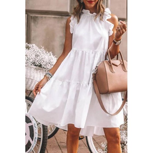 Sukienka NADIA WHITE L promocyjna cena Ivet Shop