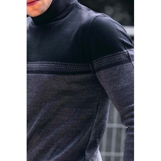 Sweter męski MATEO BLACK S Ivet Shop okazja