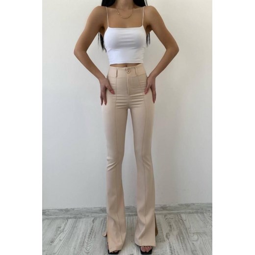 Spodnie damskie MINGELA BEIGE M wyprzedaż Ivet Shop