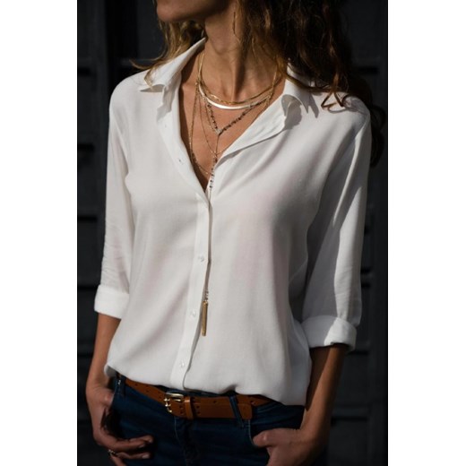 Koszula damska JEARMA WHITE 4XL Ivet Shop wyprzedaż