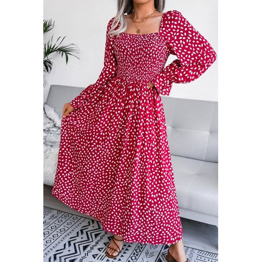 Sukienka GENFIRA RED S promocja Ivet Shop
