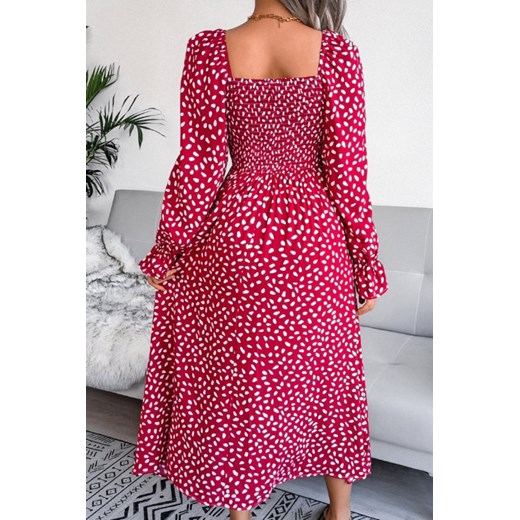 Sukienka GENFIRA RED S promocja Ivet Shop