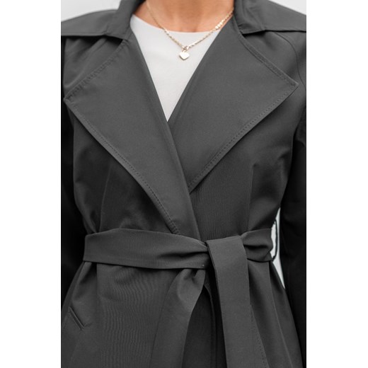 Płaszcz damski BASMINA BLACK 42 promocyjna cena Ivet Shop