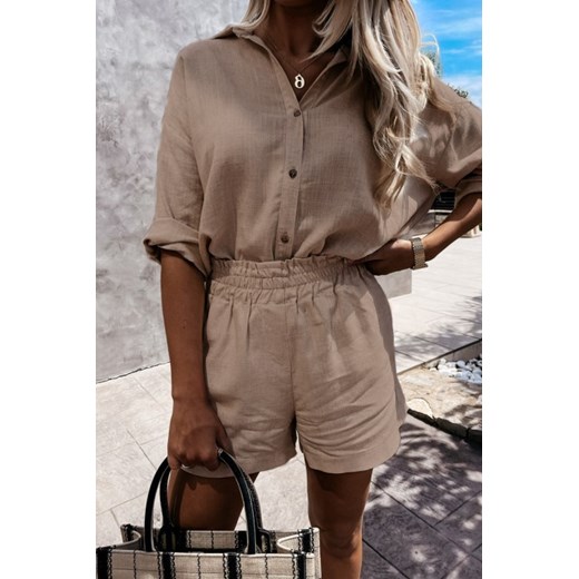 Komplet damski YASMILA BEIGE S/M Ivet Shop okazyjna cena