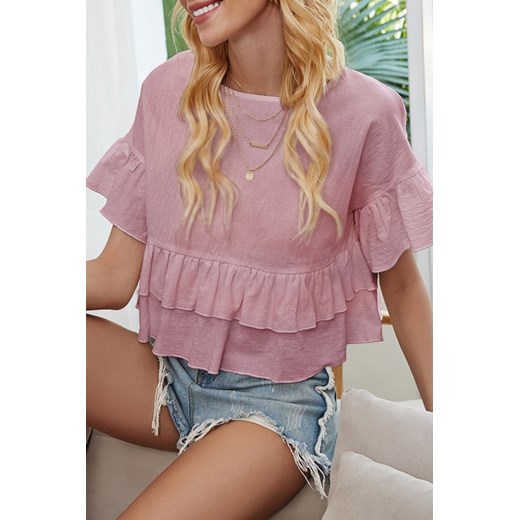 Bluzka damska KESADIRA PUDRA L wyprzedaż Ivet Shop