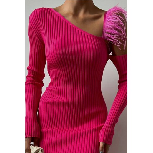 Sukienka TODELA FUCHSIA uniwersalny Ivet Shop okazja