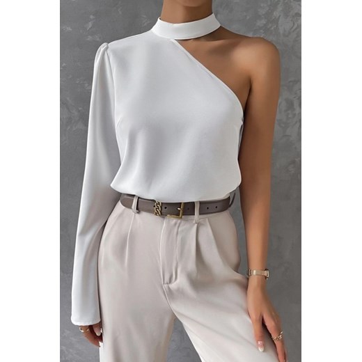 IVET bluzka damska elegancka z długim rękawem z golfem 