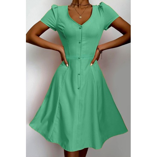 Sukienka ELPINDA GREEN ze sklepu Ivet Shop w kategorii Sukienki - zdjęcie 150824038