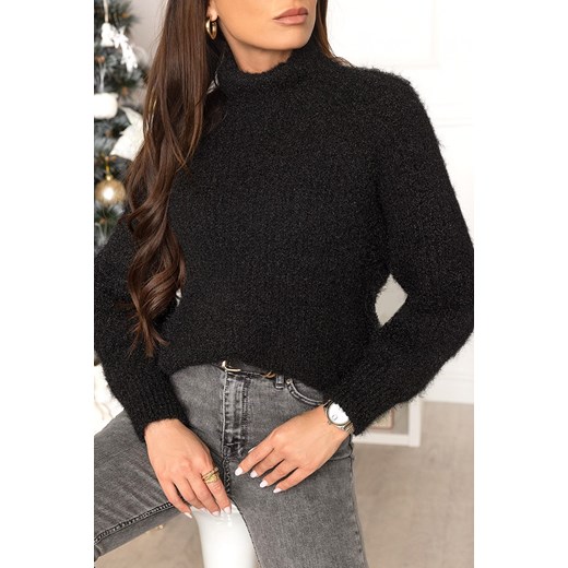 Sweter damski DARINITA BLACK ze sklepu Ivet Shop w kategorii Swetry damskie - zdjęcie 150826207
