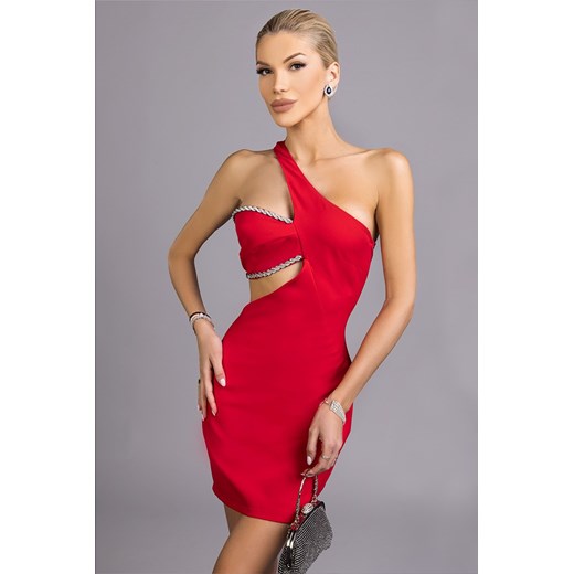 Sukienka BIRBENA RED S Ivet Shop okazyjna cena