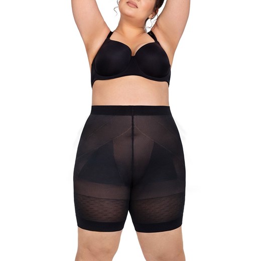 Szorty modelujące plus size ciemnobeżowe Smoothwear, Kolor ciemny beż (golden pearl), Rozmiar 5/6, Mona Queen Size ze sklepu Intymna w kategorii Bielizna wyszczuplająca - zdjęcie 150833078