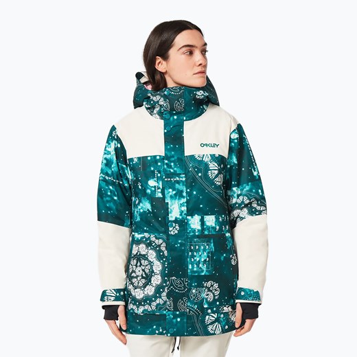 Kurtka snowboardowa damska Oakley TC Aurora RC Insulated zielona FOA500278 Oakley S wyprzedaż sportano.pl