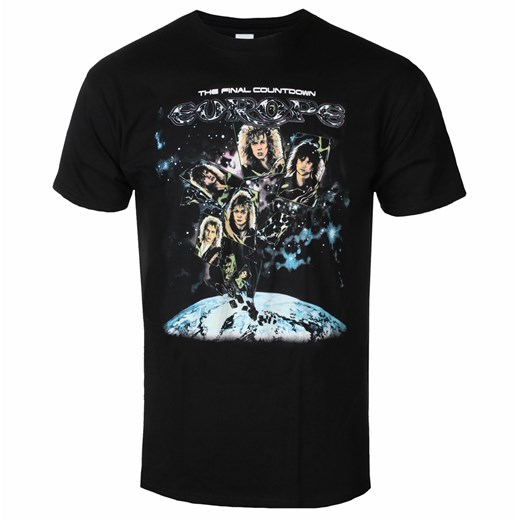 t-shirt męski europe - final countdown - black - rock off S S Metal-shop