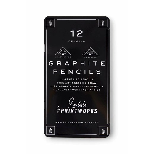 Printworks komplet ołówków w etui Graphite 12-pack ze sklepu ANSWEAR.com w kategorii Akcesoria biurowe - zdjęcie 150850717