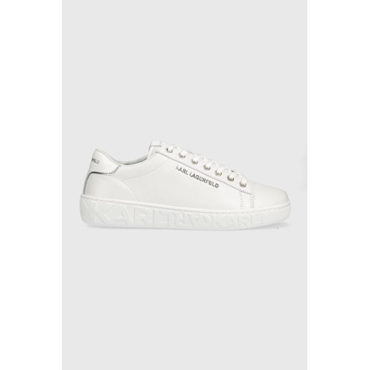 Karl Lagerfeld sneakersy skórzane KUPSOLE III KL51019.01W kolor biały ze sklepu ANSWEAR.com w kategorii Buty sportowe męskie - zdjęcie 150851419