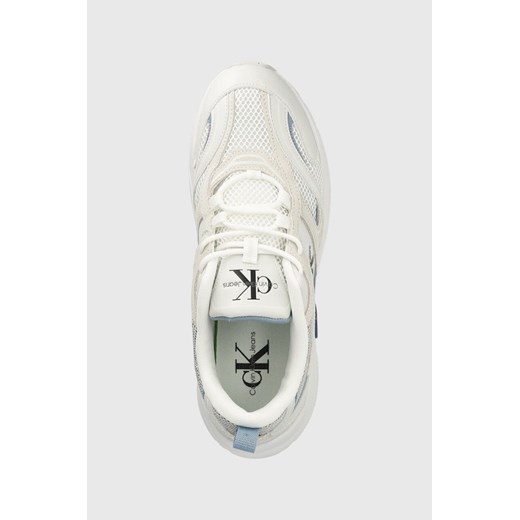 Buty sportowe męskie Calvin Klein wiosenne białe sznurowane 