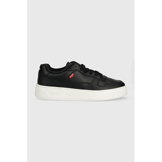 Levi&apos;s sneakersy skórzane Glide kolor czarny D7521.0002 ze sklepu ANSWEAR.com w kategorii Buty sportowe męskie - zdjęcie 150855038