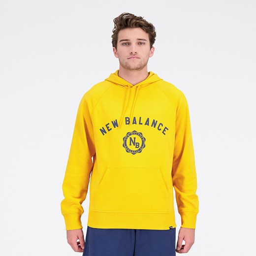 Bluza męska New Balance MT31901VGL – żółta ze sklepu New Balance Poland w kategorii Bluzy męskie - zdjęcie 150856268