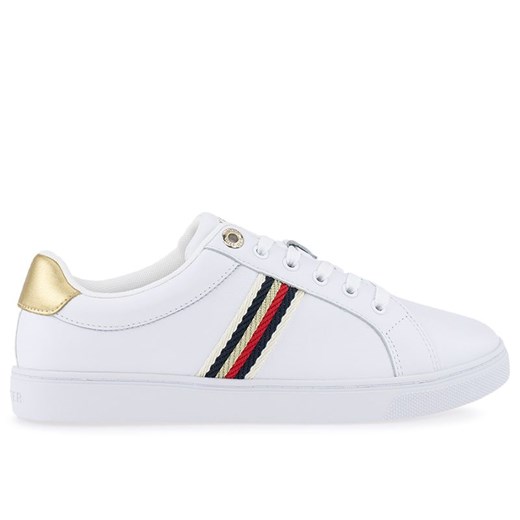 Buty Tommy Hilfiger Corporate Webbing Sneakers FW0FW07117-YBS - białe ze sklepu streetstyle24.pl w kategorii Buty sportowe damskie - zdjęcie 150866799