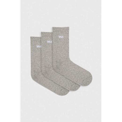 Helly Hansen skarpetki 3-pack kolor szary Helly Hansen 39/41 ANSWEAR.com
