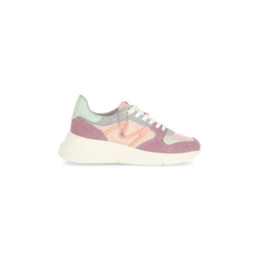 Wielokolorowe buty sportowe damskie Mexx sneakersy płaskie