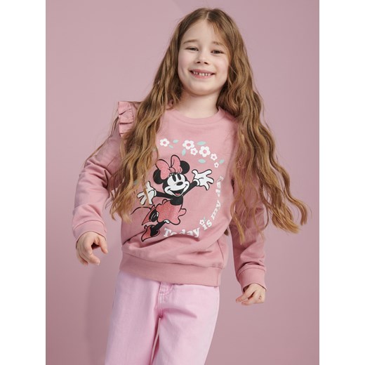 Sinsay - Bluza Myszka Minnie - Różowy Sinsay 140 Sinsay