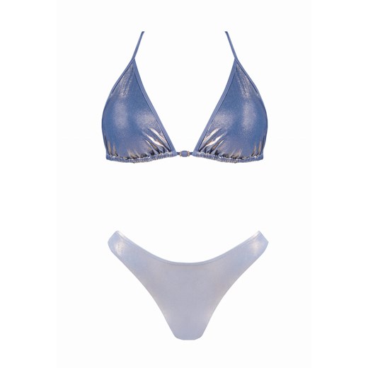 Wiązana góra od bikini pastelowy fiolet FG144/832A Feba XS (34) Feba wyprzedaż