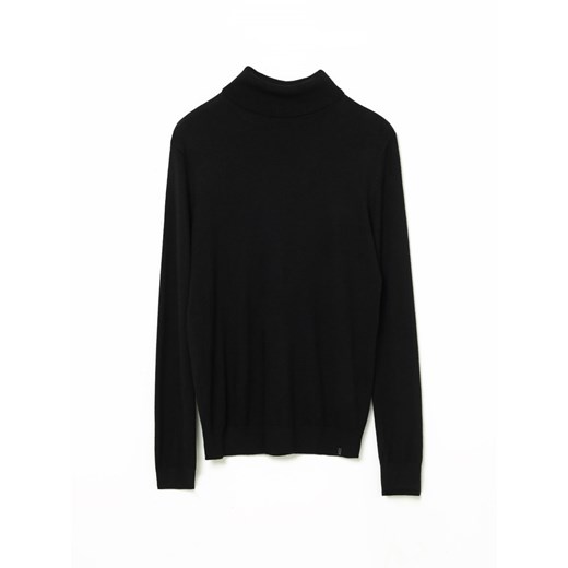 Sweter damski z golfem czarny Charlinka 906 ze sklepu Big Star w kategorii Swetry damskie - zdjęcie 150895618