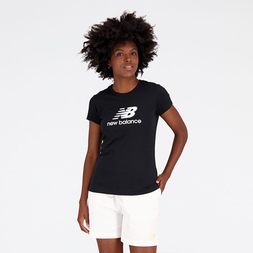 Koszulka damska New Balance WT31546BK – czarna ze sklepu New Balance Poland w kategorii Bluzki damskie - zdjęcie 150905708