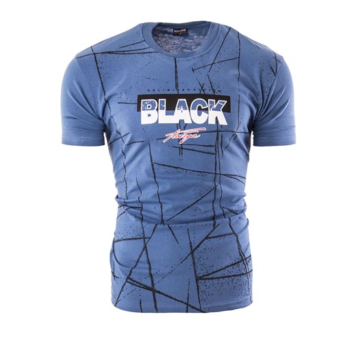 koszulka t-shirt 14-207 indigo Risardi XXL wyprzedaż Risardi