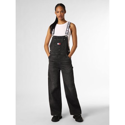 Tommy Jeans Ogrodniczki  Kobiety Bawełna czarny jednolity Tommy Jeans L vangraaf