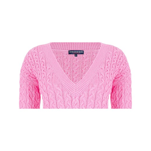 Sweter w kolorze różowym Giorgio Di Mare M Limango Polska promocyjna cena