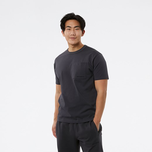 Koszulka męska New Balance MT23567PHM – czarna ze sklepu New Balance Poland w kategorii T-shirty męskie - zdjęcie 150925909