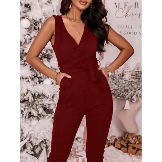 Elegancki kombinezon MONICA - bordowy Magmac one size magmac.pl