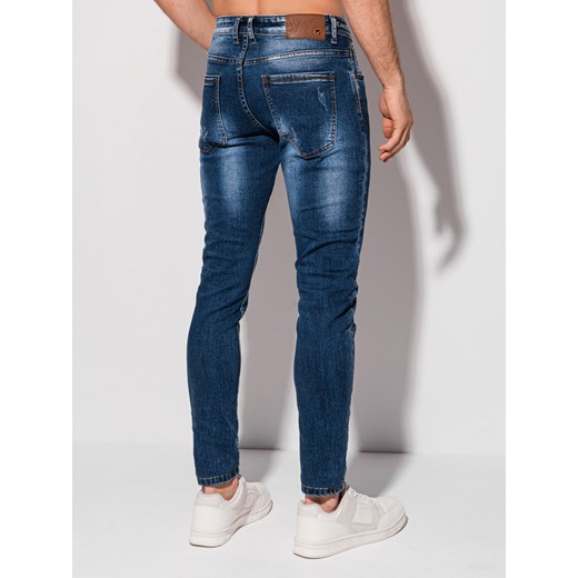 Spodnie męskie jeansowe 1321P - niebieskie Edoti.com 34 Edoti