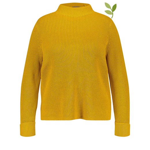 Sweter w kolorze musztardowym Samoon 50 Limango Polska promocja