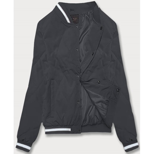 KURTKA DAMSKA BOMBERKA GRAFITOWA (16M9070-92) Goodlookin.pl XL (42) promocja goodlookin.pl