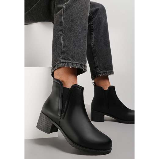 Czarne Botki Uemynea Renee 38 renee.pl wyprzedaż