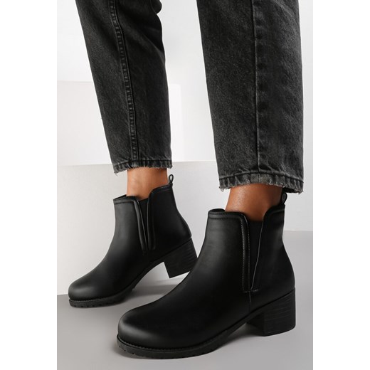 Czarne Botki Uemynea Renee 40 okazja renee.pl