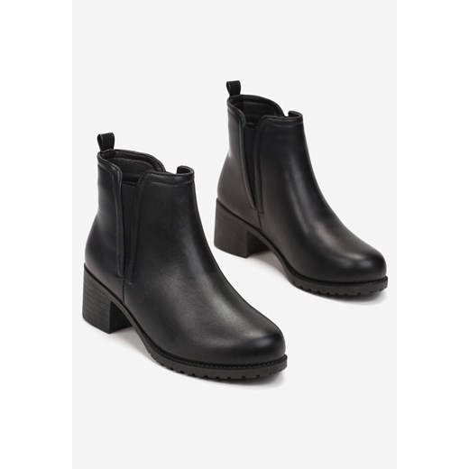Czarne Botki Uemynea Renee 38 promocyjna cena renee.pl