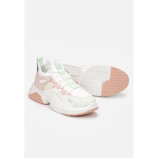 Biało-Różowe Sneakersy Actiope Renee 37 okazyjna cena renee.pl